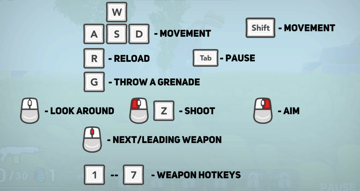 Master Funny Shooter 2 Controls illustration